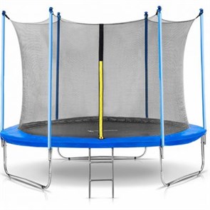 Батут c внутренней сеткой безопасности и лестницей, 8 футов (244 см), bst-hi-2t-8-3-c 42841