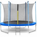 Батут c внутренней сеткой безопасности и лестницей, 8 футов (244 см), bst-hi-2t-8-3-c 42841