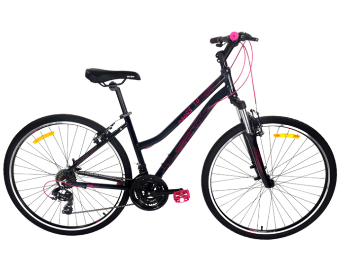 Велосипед Aist Cross 1.0 W 28 17 черный 2021 53244