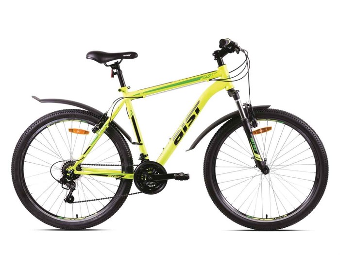 Велосипед Aist Quest 26 20 желто-зеленый 2023 8742600222