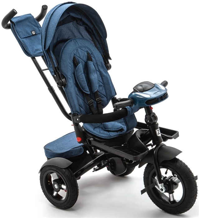 Велосипед 3-х кол. Zigzag Lux 12"/10" 5099 СИНИЙ 1 шт., 33553 00-00019030