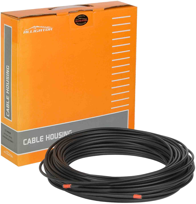 Оболочка троса тормоза 1м черная (5 мм x 30 метров) 44833