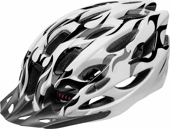 Шлем защитный FSD-HL003 Stels (in-mold) чёрно-белый, размер L 44825