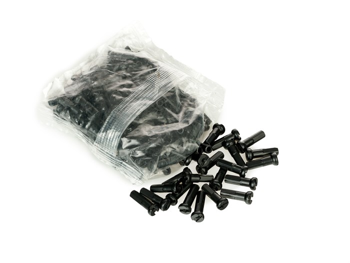 Ниппель спицы 14 мм, 14g, черный, 144 шт. , Nip-14/14b 00-00014439