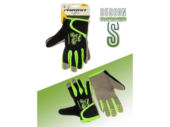 Перчатки велосипедные Favorit 9590GN-S 00-00013308