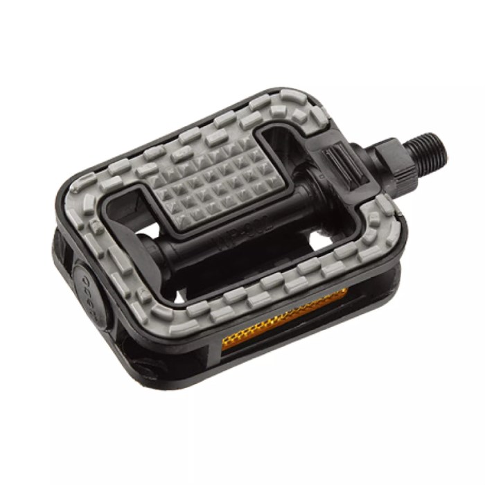 Педали велосипедные wp302 bk+gr, 9/16", 110x73 mm, nc11062 00-00016649