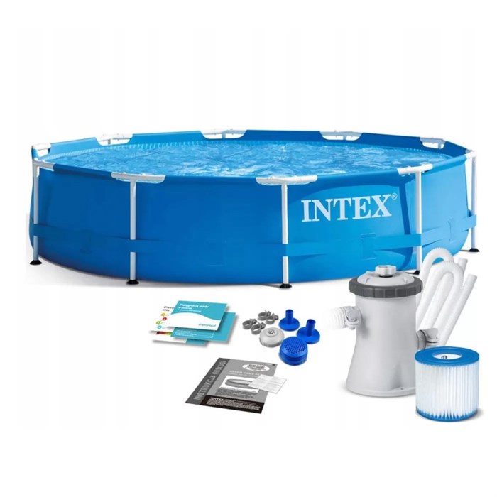Бассейн каркасный INTEX Metal Frame (с фильтр-насосом), 305х76 см, 28202NP 28202np