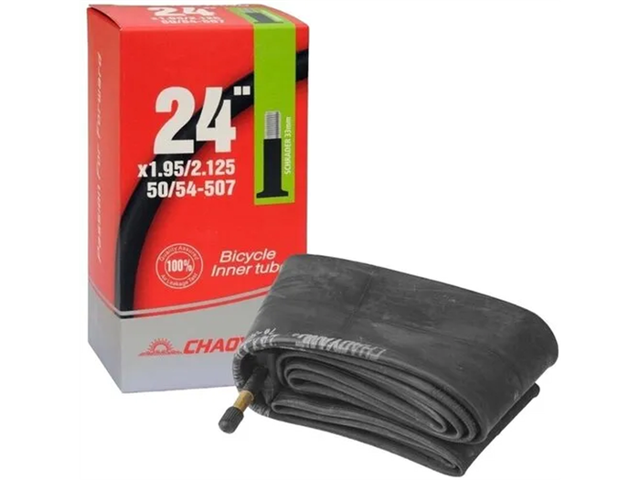 Велокамера Chaoyang 24X1.95/2.125 дюймов AV-33ММ, Y070201 00-00016548