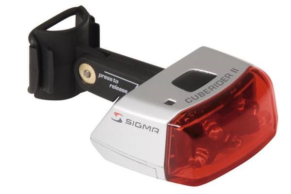 Фонарь Sigma CubeRider II, задн. 5 диодов, красн./черн.. 3437