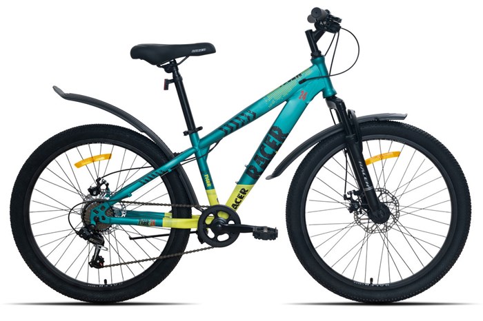 Велосипед Racer Tiger 24 мятно-салатовый 2026 рост 12 8742600510