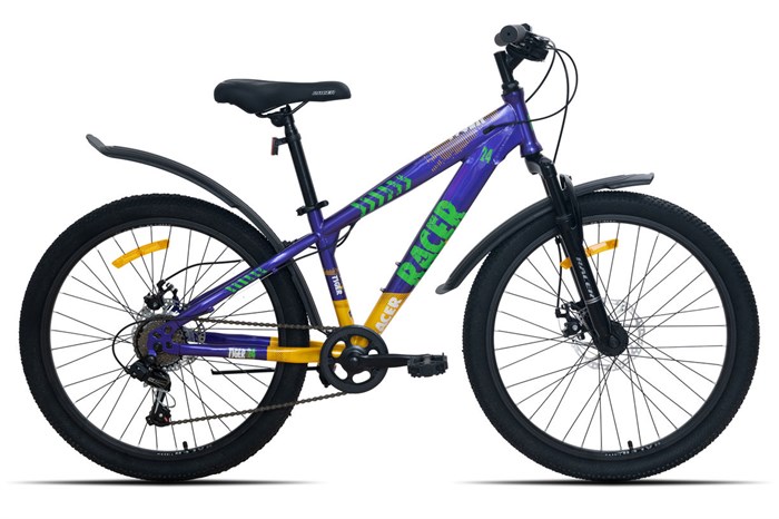Велосипед Racer Tiger 24 фиолетово-оранжевый 2026 рост 12 8742600509