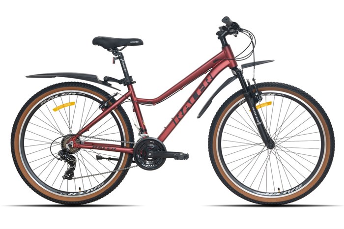 Велосипед Racer Vega 27,5 бордовый логотип черный 2026 рост 16 8742600512