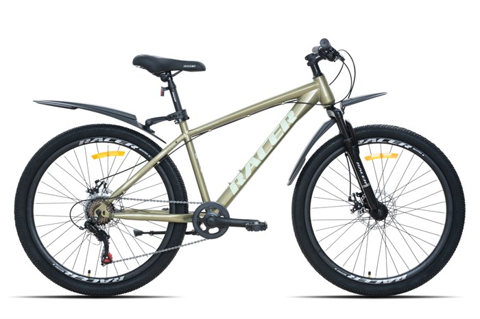 Велосипед Racer Boxfer 26 хаки логотип салатовый 2026 рост 14 pm376913870