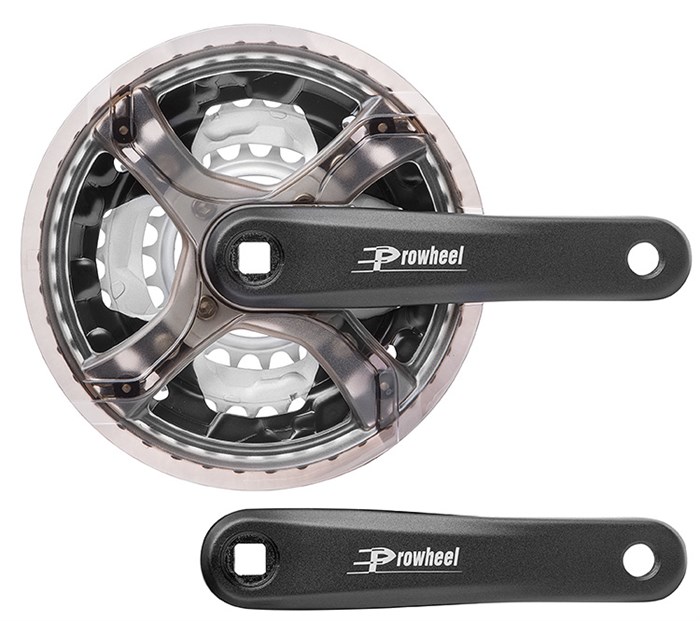 Шатуны 1/2"х3/32" 24/34/42 зуб. 175мм TA-CQ01 PROWHEEL "под квадрат" сталь/алюминий 52765