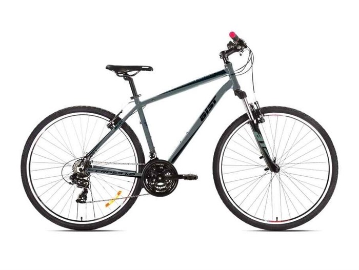 Велосипед Aist Cross 1.0 28 19 серый 2023 8742600156