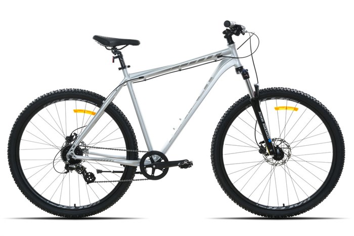 Велосипед Racer Expert 29 серебристый глянец 2025 рост 22 53783