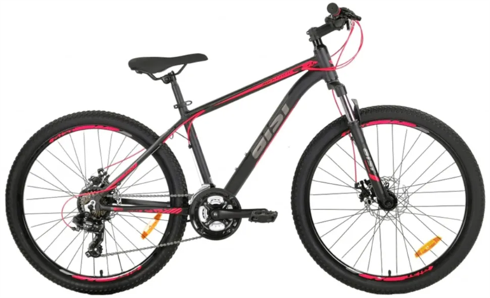 Велосипед Aist Rocky 1.0 Disc 26 13 чёрный-красный 53611
