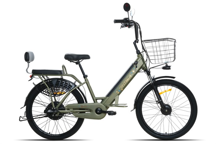 Электровелосипед Ritma Nord хаки матовый 2025 53928