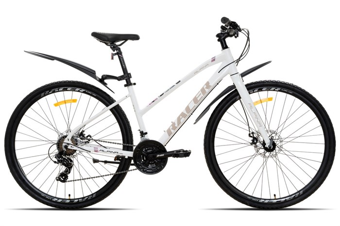 Велосипед Racer Alpina Lady белый глянец 2025 рост 16 pm01797867102