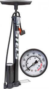 Насос напольный ручной P38BC-01 STELS алюминиевый с маноментром черный 500мм 52778