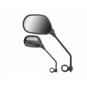 Зеркала заднего вида Ten-M-003, со световозвращателями, стальные чёрные, правое и левое 44557
