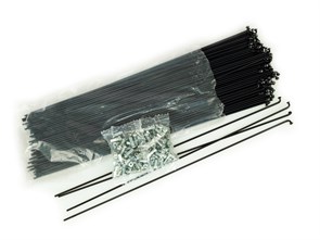 Спица велосипедная, 244 мм, 14g-2.0 Мм, черная, 144 шт., Sp-244/14b 00-00016478