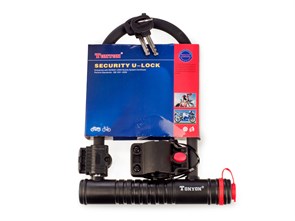 Замок велосипедный ø12мм х 190мм х 245мм, TY313-245 00-00016802