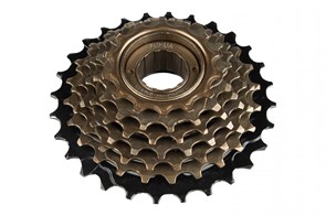 Трещотка XH-FW-07 XUHUA 7 скоростей, 14-28 зубьев, черно-коричневая 53835