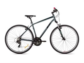 Велосипед Aist Cross 1.0 28 21 серый 2023 8742600093