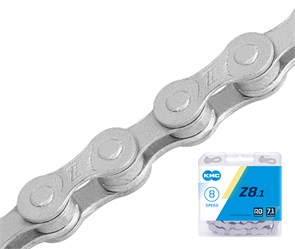 Цепь велосипедная, 8 ск, 1/2
