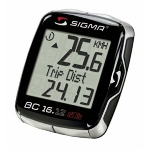 Велокомпьютер Sigma BC 16.12 STS, 16 функц., беспровод., черн./серебр.. 3432