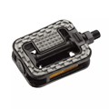Педали велосипедные wp302 bk+gr, 9/16", 110x73 mm, nc11062 00-00016649