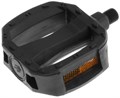 Педали FP-650 Feimin, ось 1/2" со светоотражателями, пластиковые чёрные 53830