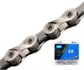 Цепь велосипедная X9, 1/2"X11/128"X116L (в боксе), серебристо-серая,X9-116SLGR 00-00013503